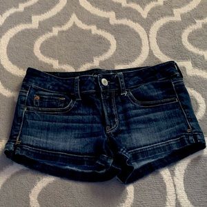American Eagle low rise jean shorts